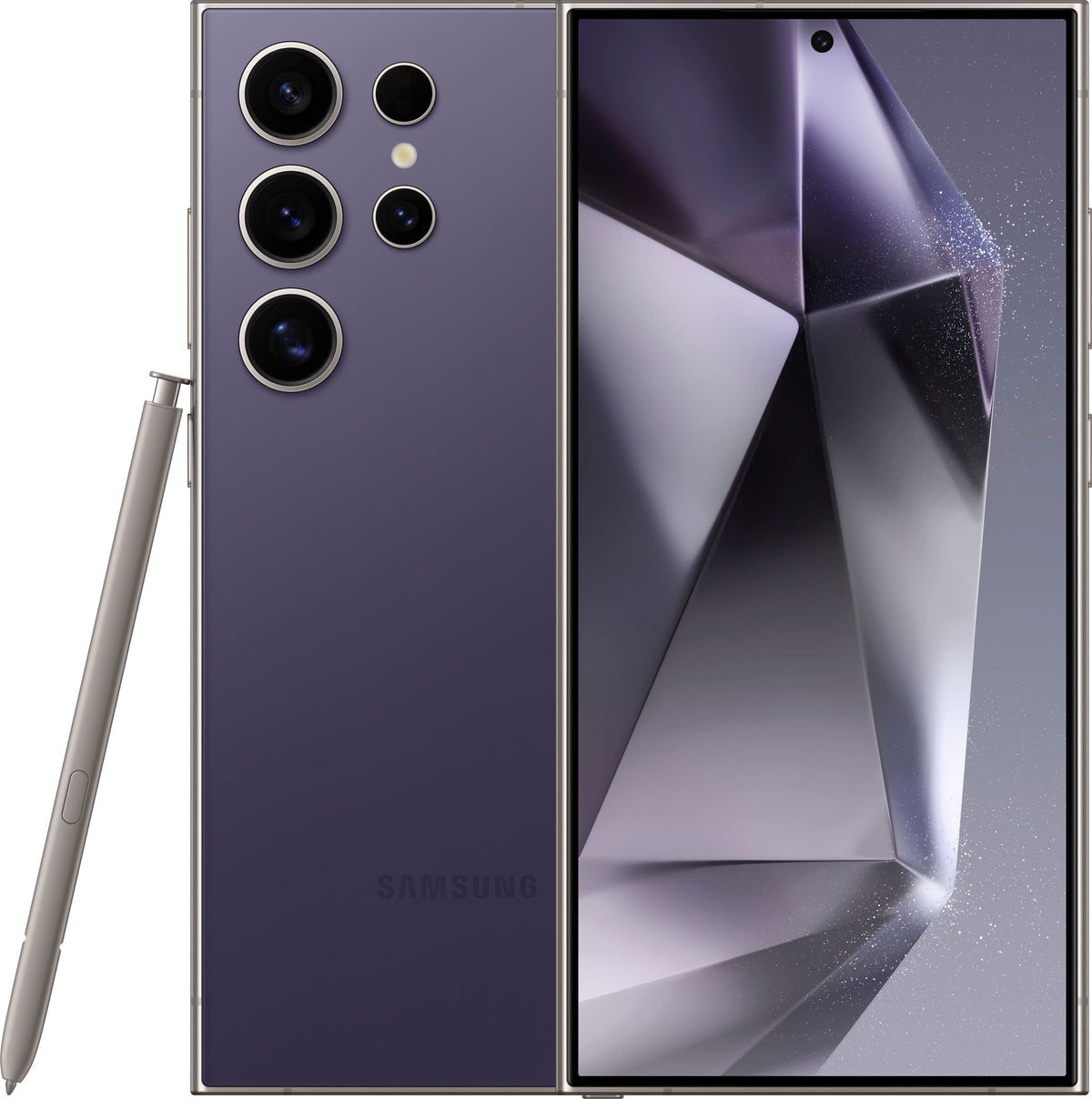 Refurbished Samsung Galaxy S24 Ultra 5G S928U (Fully Unlocked) 256GB Titanium Violet (Grade A)