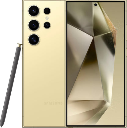 Refurbished Samsung Galaxy S24 Ultra 5G S928U (Fully Unlocked) 256GB Titanium Yellow (Grade B)