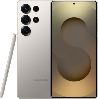 Refurbished Samsung Galaxy S25 Ultra S938U (Fully Unlocked) 256GB Titanium Gray (Grade A) w/ Wireless Earbuds