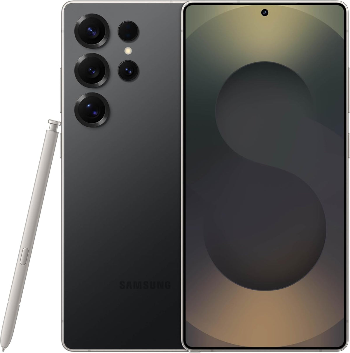 Refurbished Samsung Galaxy S25 Ultra S938U (Fully Unlocked) 512GB Titanium Black (Grade A+) w/ Wireless Earbuds