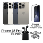 Certified iPhone 15 Pro smartphone – Free 2-Day US Shipping