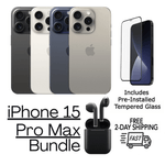 Certified iPhone 15 Pro Max Unlocked smartphone – Free 2-Day US Shipping
