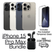 Refurbished iPhone 15 Pro Max Unlocked bundle