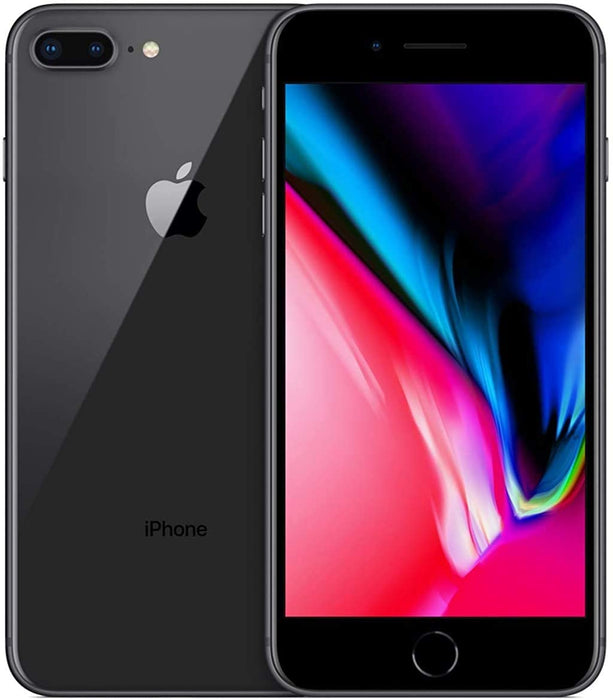 Refurbished Apple iPhone 8 Plus | Verizon Only | Bundle w/ Pre-Installed Tempered Glass