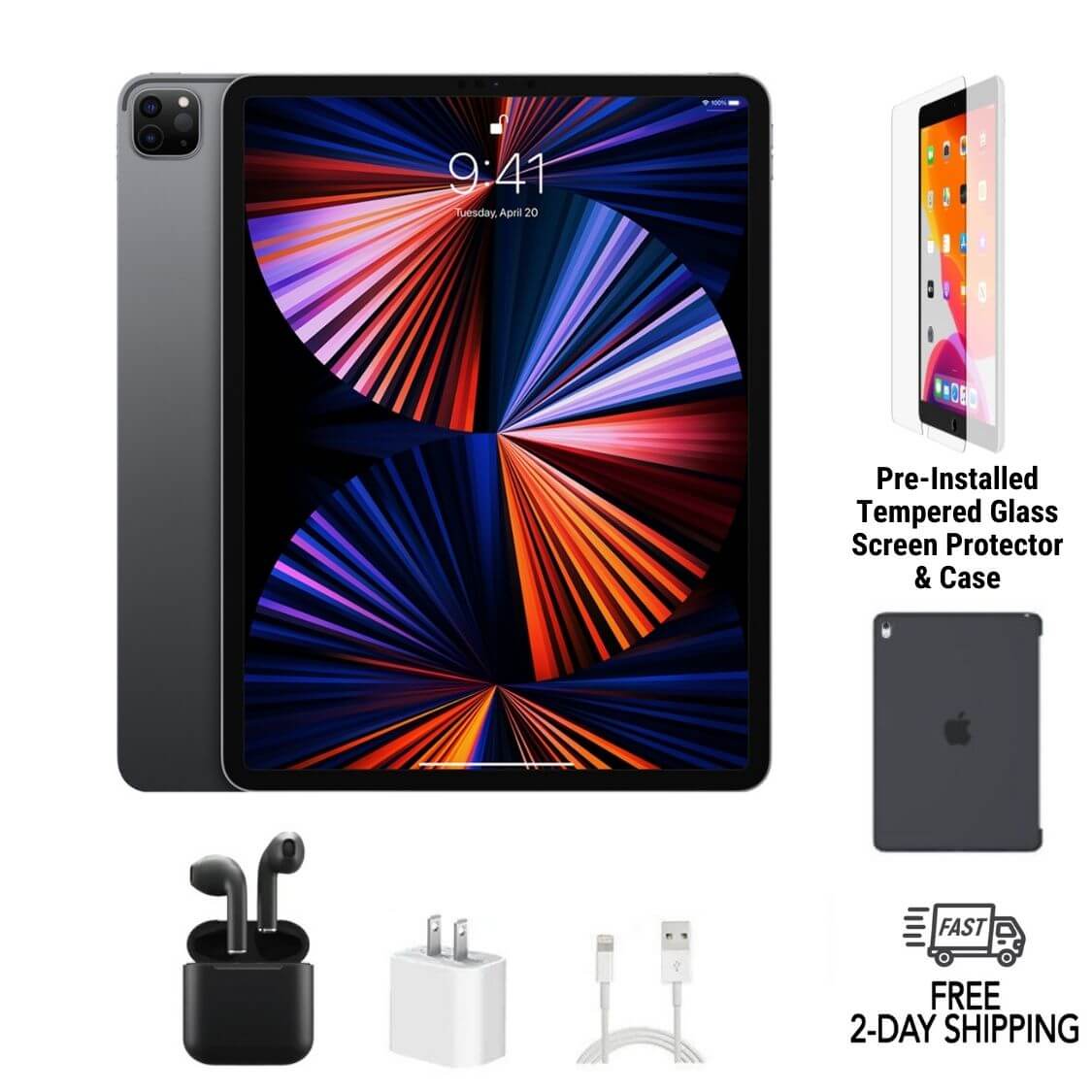 Certified iPad Pro 12.9" 5th Gen tablet – Free 2-Day US Shipping