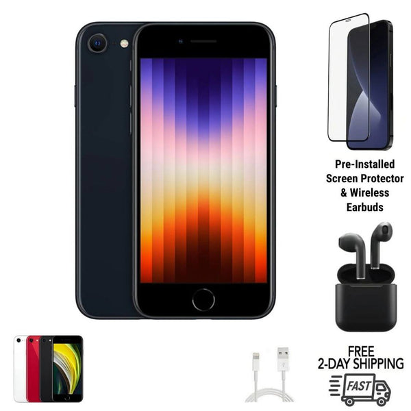 Certified iPhone SE 3rd Gen smartphone – Free 2-Day US Shipping