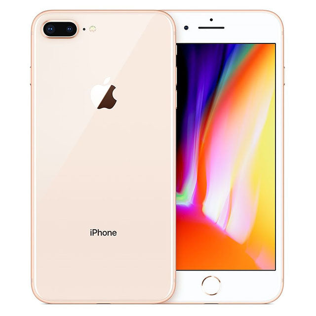 Refurbished Apple iPhone 8 Plus | T-Mobile Only | Bundle w/ Pre-Installed Tempered Glass