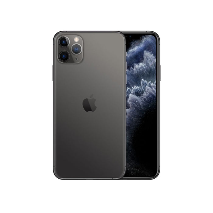 Refurbished Apple iPhone 11 Pro Max | Fully Unlocked | Bundle w/ Pre-Installed Tempered Glass and Bluetooth Earbuds