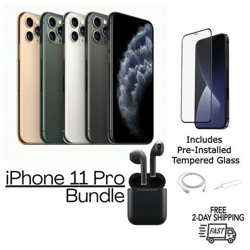 Refurbished iPhone 11 Pro Unlocked Bundle