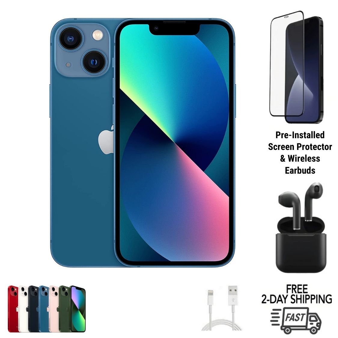Buy iPhone 13 Mini – Certified & Free 2-Day US Shipping – Wireless