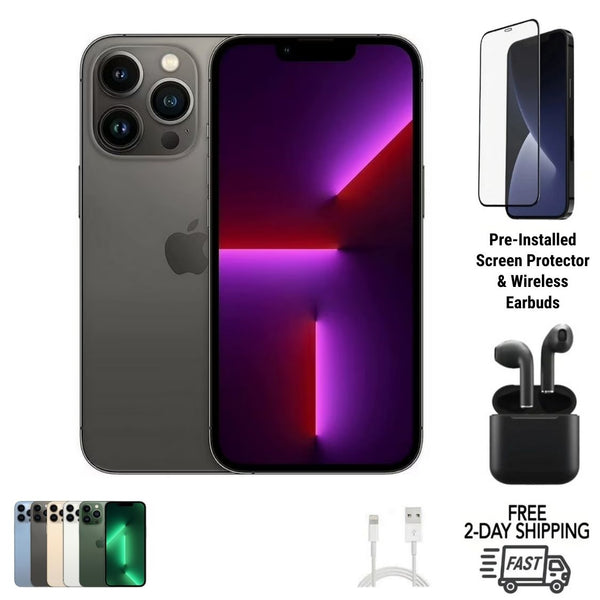 Certified iPhone 13 Pro Max smartphone – Free 2-Day US Shipping