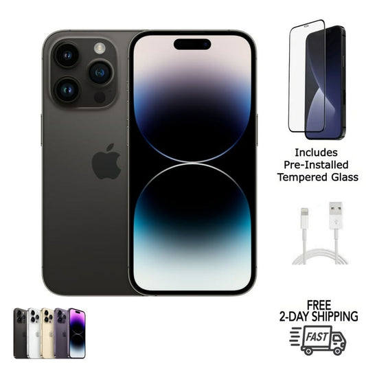 Certified Apple iPhone 14 Pro smartphone – Free 2-Day US Shipping