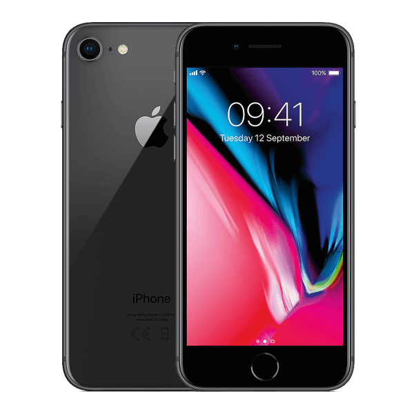 Refurbished Apple iPhone 8 | Verizon Only | Bundle w/ Pre-Installed Tempered Glass