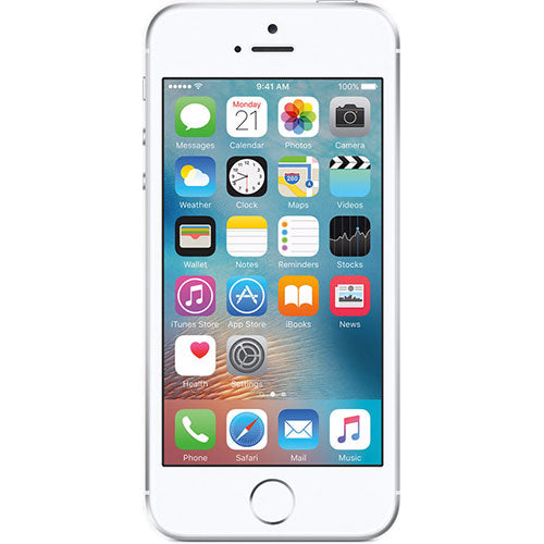 Refurbished Apple iPhone SE 1st Gen | Tracfone + Straight Talk Locked | 16GB | Silver