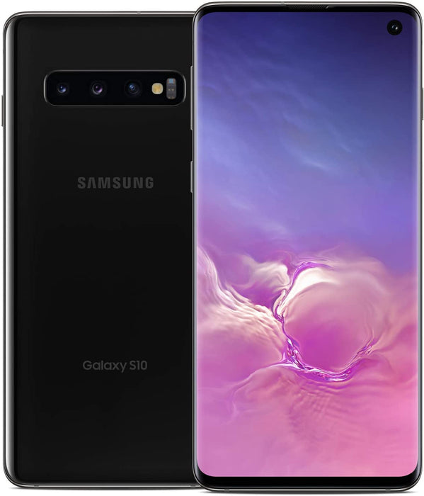 Refurbished Samsung Galaxy S10 | Cricket Locked | Prism Black | 128GB | Smartphone