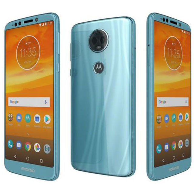 Refurbished Motorola Moto E5 Plus | Metro PCS + T-Mobile Locked | 32GB Ice Blue